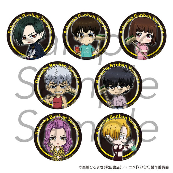 『ババンババンバンバンパイア』トレーディングミニキャラ缶バッジ 全7種【BOX】